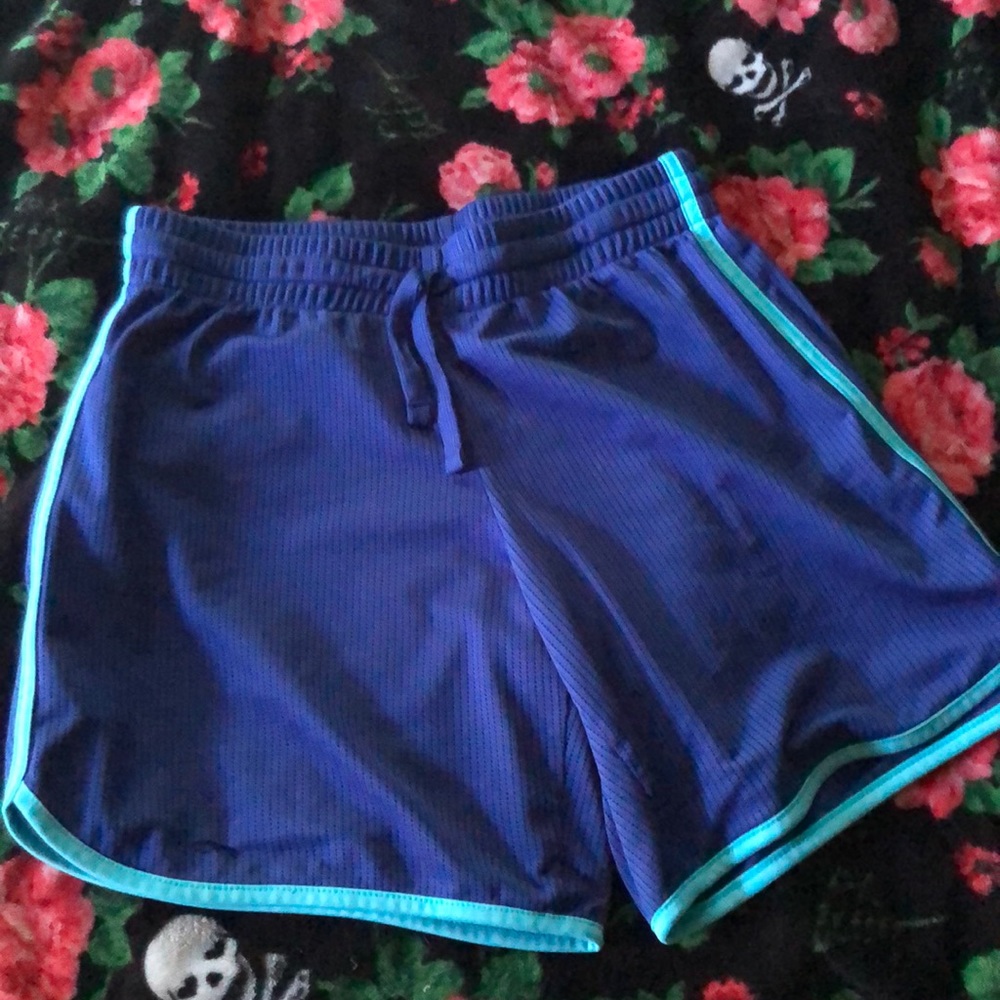 Blue shorts